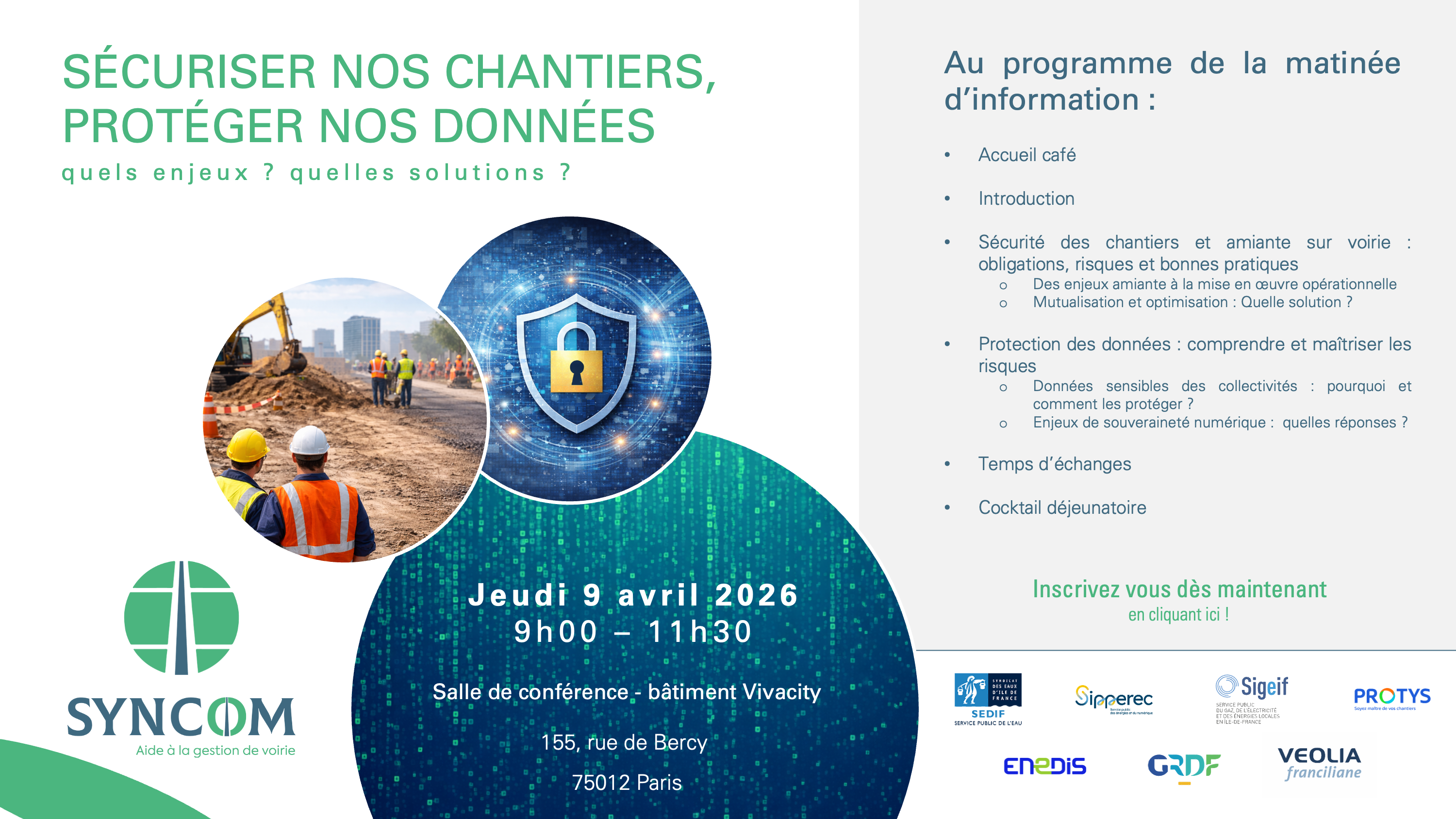 Invitation matinée d'information 9 avril 2026